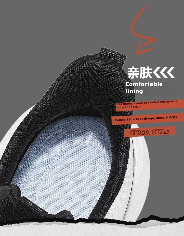 Lightweight Soft Sole Sneakers for Men – Breathable Mesh Tennis Shoes with Non-Slip Sole & Stylish Color Matching