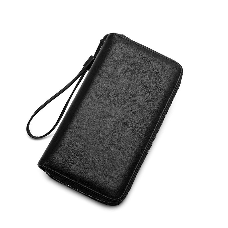 Men's Anti-theft RFID Multifunctional Wallet – PU Leather, Secure, and Stylish