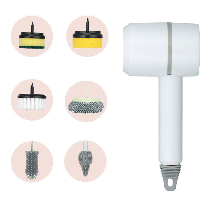 Electric Cleaning Brush – USB Rechargeable, Wireless Scrubber for Dishes, Tiles, Bathtub & Kitchen