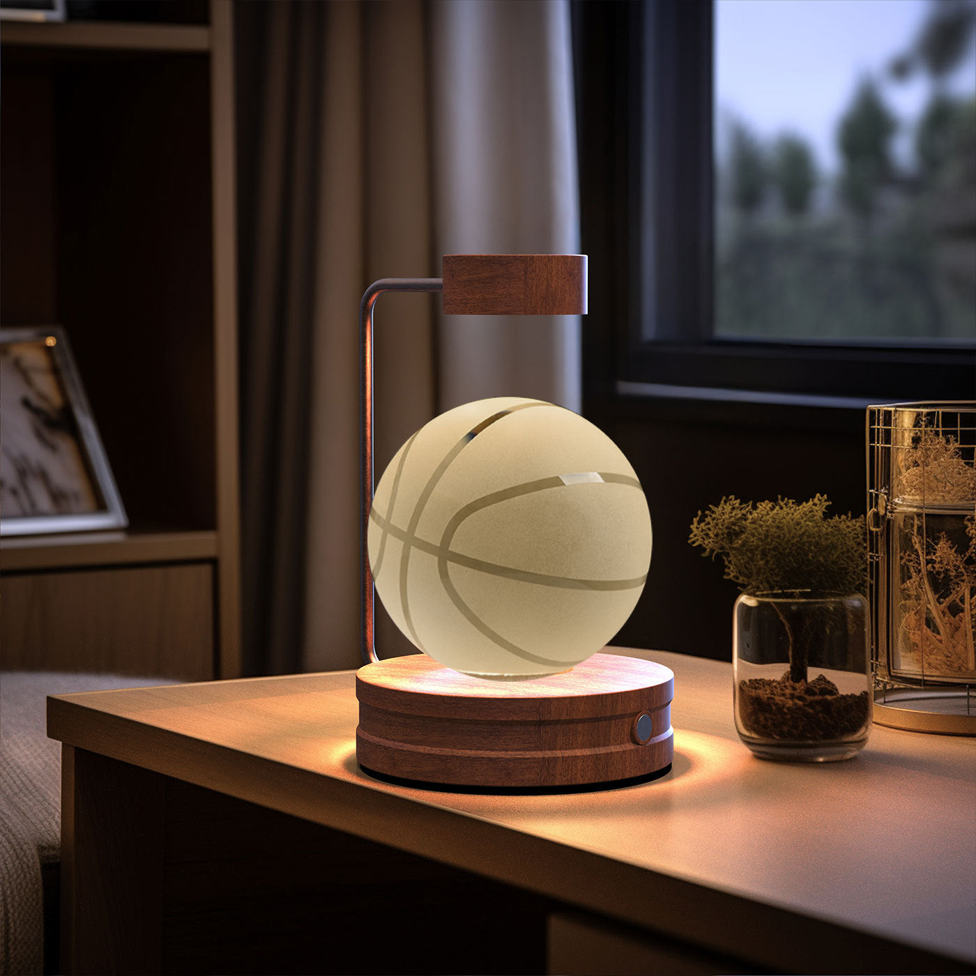 Cosmic Dinosaur Crystal Ball Night Lamp