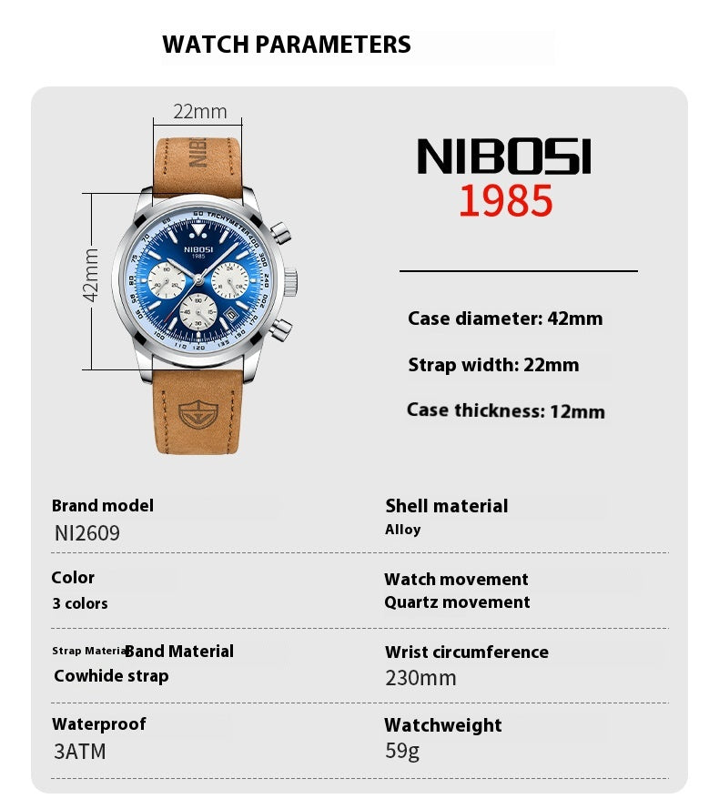 Fashionable Men's Quartz Watch