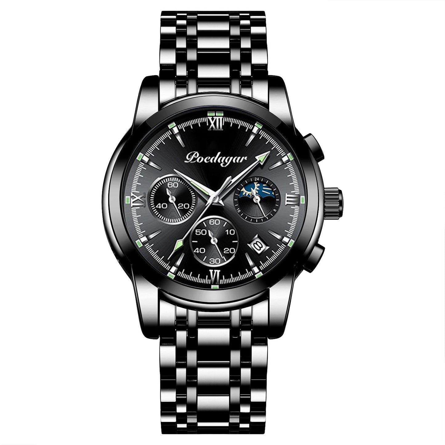Multifunctional Luminous Waterproof Quartz Watch for Men