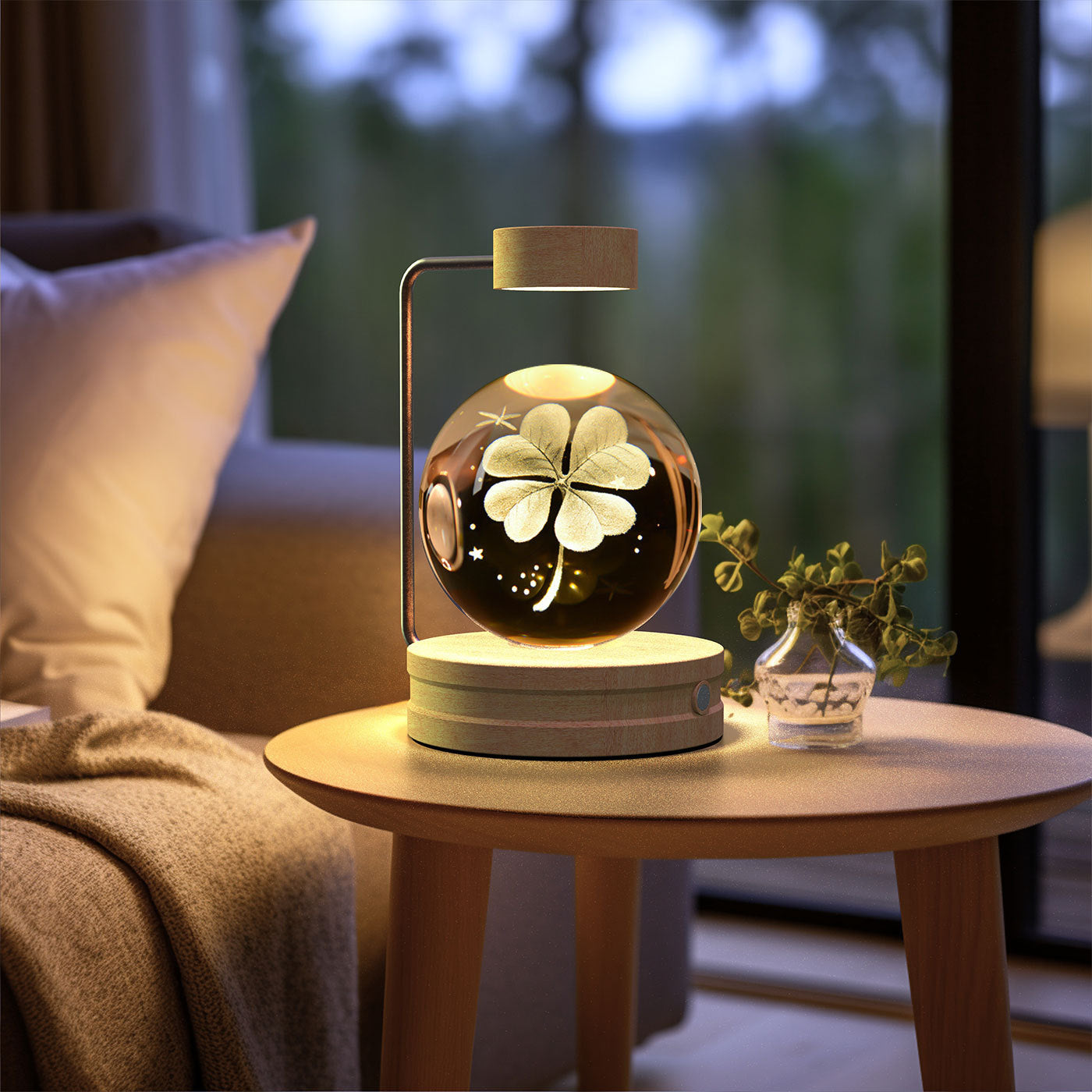 Cosmic Dinosaur Crystal Ball Night Lamp