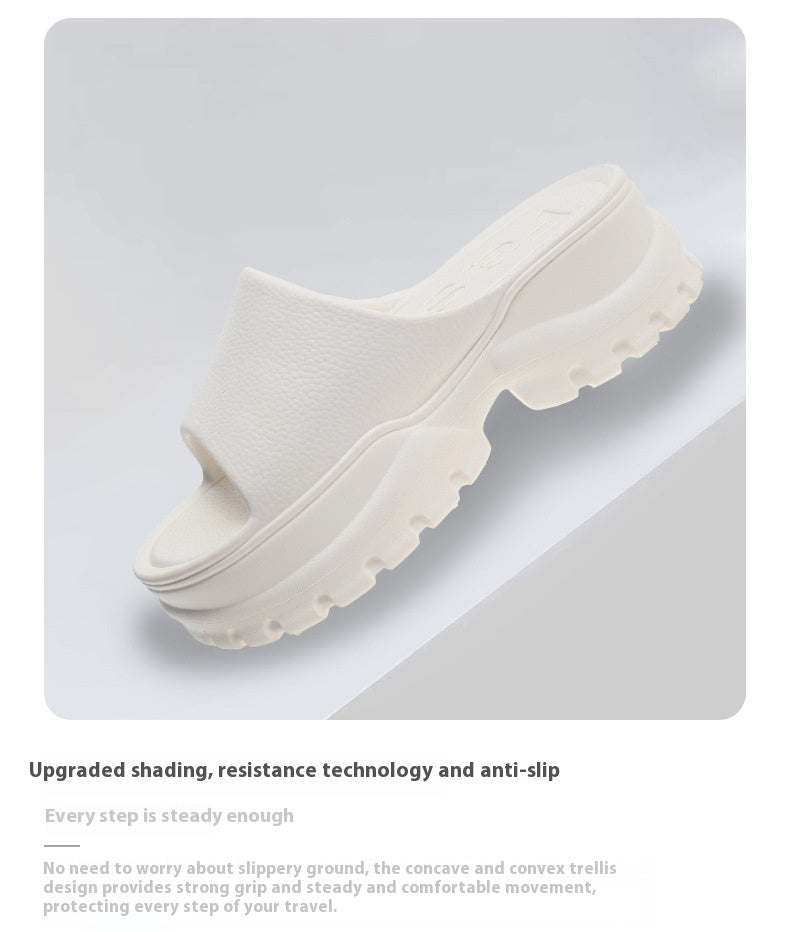Women’s Fashion Casual Beach Platform Flip-Flops – Lightweight EVA Slippers for Summer Comfort