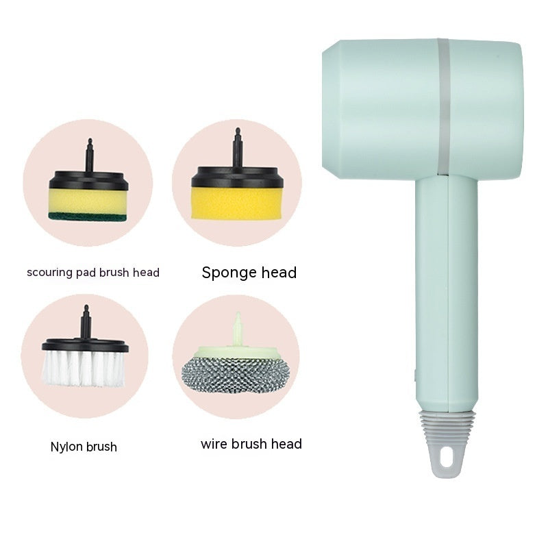 Electric Cleaning Brush – USB Rechargeable, Wireless Scrubber for Dishes, Tiles, Bathtub & Kitchen