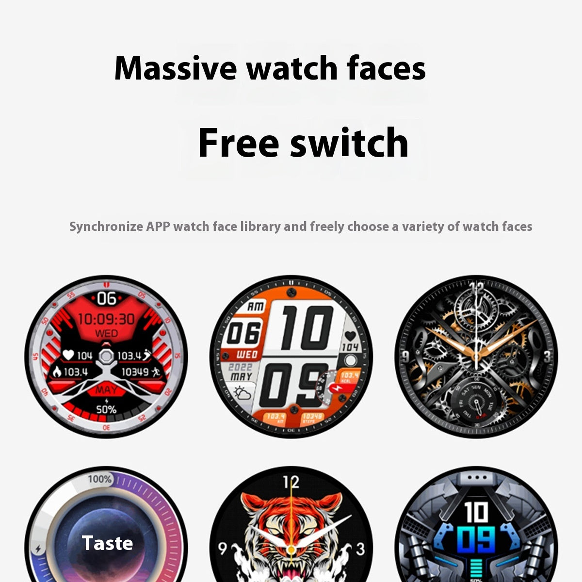 Fashion HD Bluetooth Calling Smart Watch