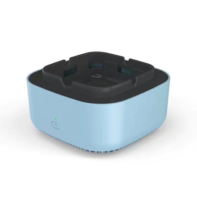 Portable Smoke Removal Ashtray – Automatic Air Purifier with Anion Filtration for Car & Home Use