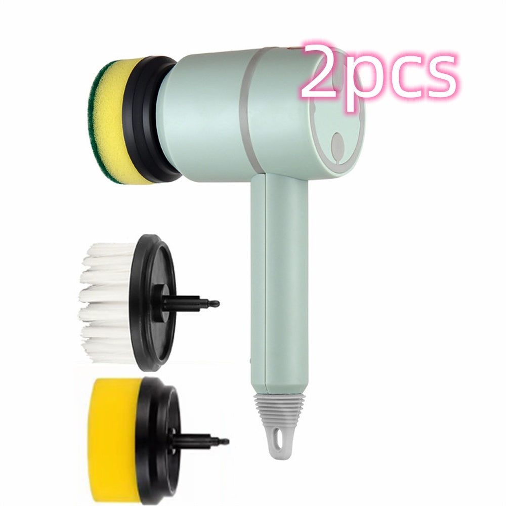 Electric Cleaning Brush – USB Rechargeable, Wireless Scrubber for Dishes, Tiles, Bathtub & Kitchen