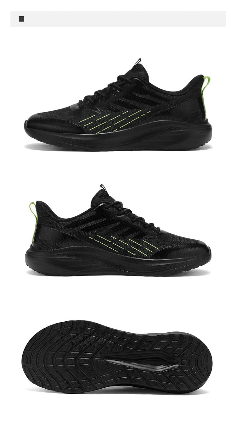 Lightweight Soft Sole Sneakers for Men – Breathable Mesh Tennis Shoes with Non-Slip Sole & Stylish Color Matching
