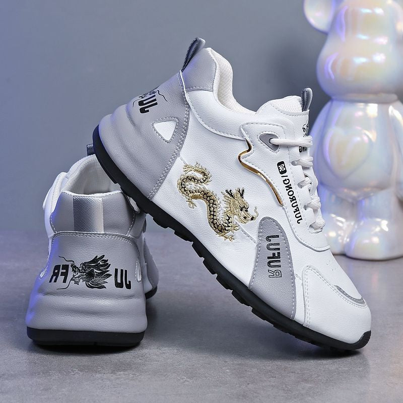 Unisex Lightweight Fashion Sneakers – Breathable, Thick Sole, Trendy Sports Shoes for Outdoor & Everyday Comfort
