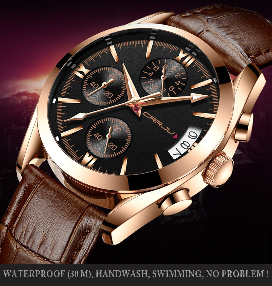 Men's Multi-functional Watch New Belt Business Leisure