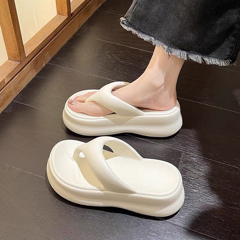 Non-slip Height-increasing Thick-soled EVA Flip-Flops – Women's Summer Slippers for Comfort & Style