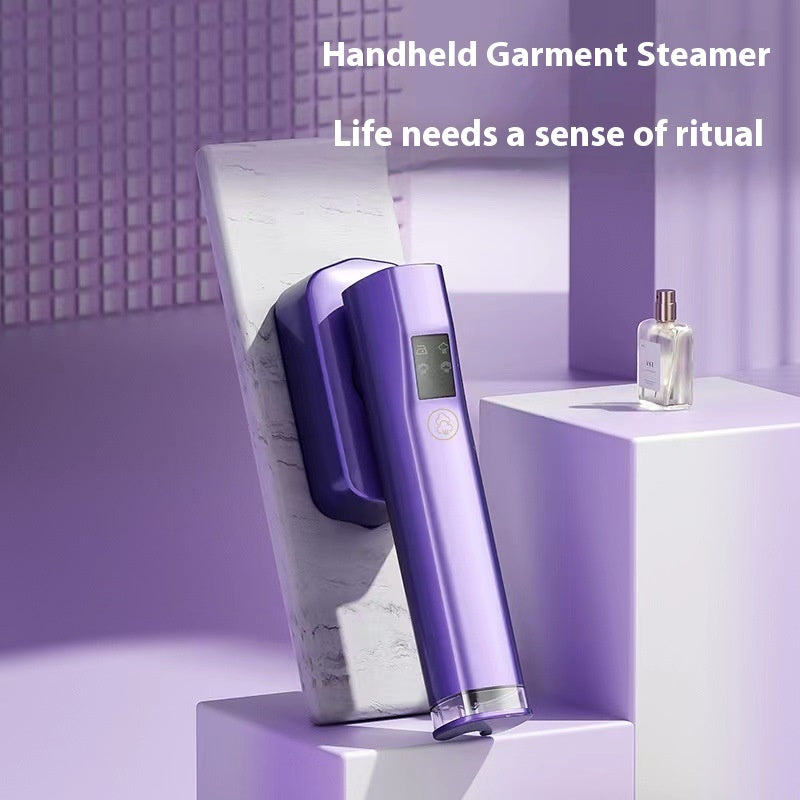 2-in-1 Handheld Garment Steamer & Iron – 15s Fast Heat-Up, Powerful Wrinkle Remover, Travel-Friendly & Dual Voltage