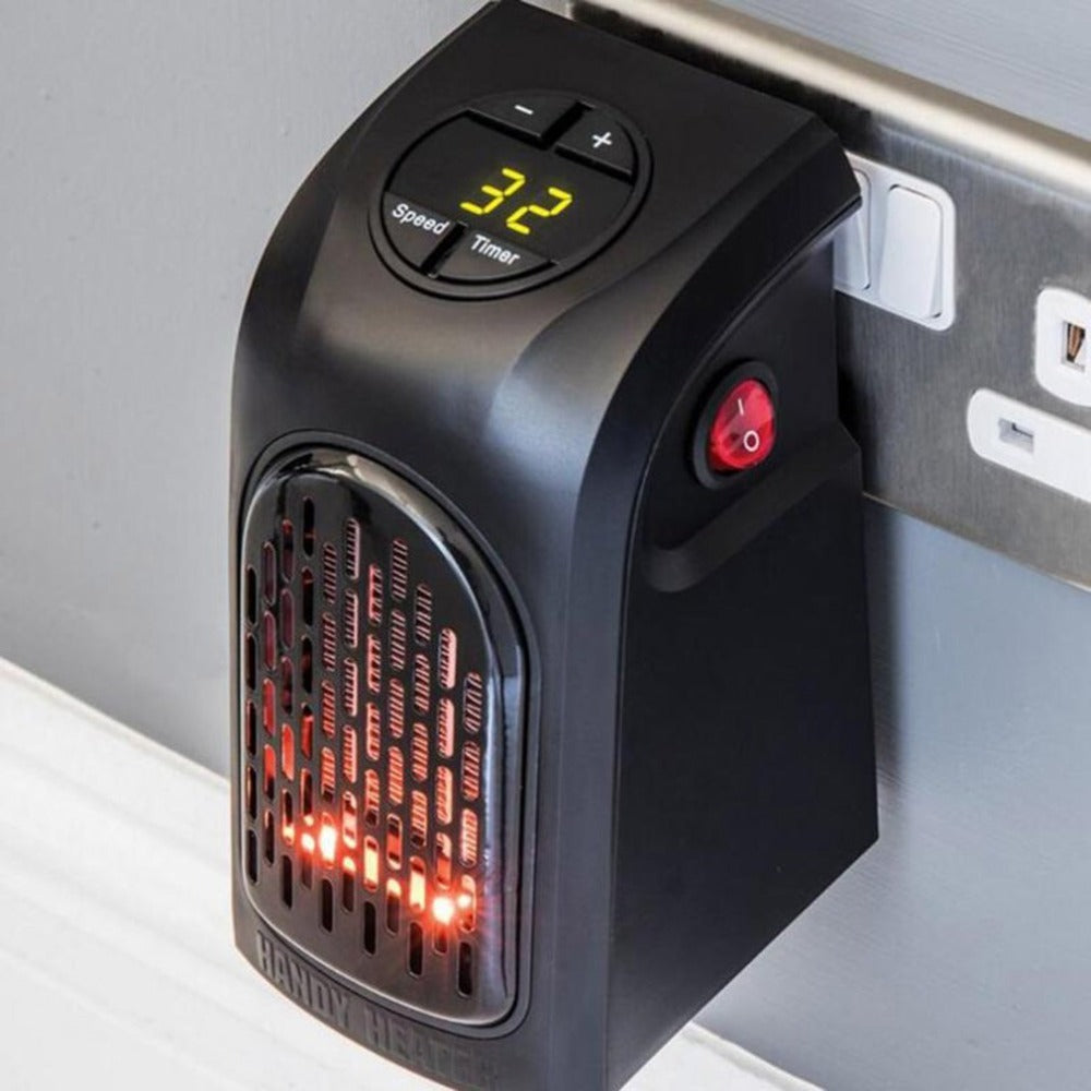 Mini Ceramic Space Heater – Electric Fan Heater for Home, Office & Camping